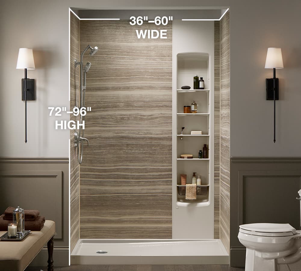 5 Myths About Shower Wall Panels - Kohler LuxStone Showers Blog