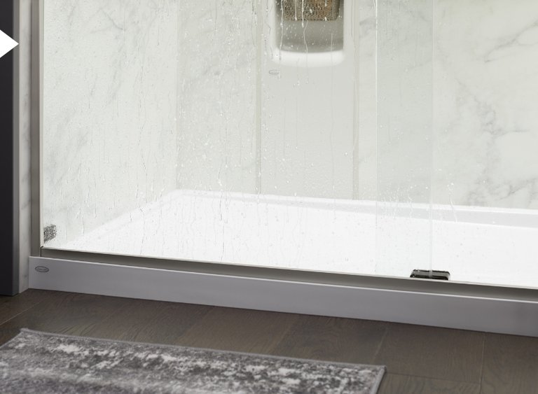 Crushed Stone Shower Walls | Shower Wall Panels | Kohler LuxStone Showers