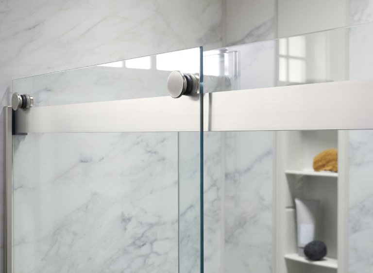 Crushed Stone Shower Walls | Shower Wall Panels | Kohler LuxStone Showers