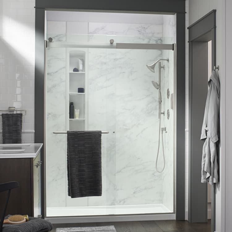 Dealer Legacy Remodeling KOHLER LuxStone Showers Custom Shower